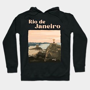 Rio de Janeiro Illustration - Brazil Hoodie